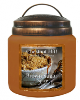 CHESTNUT HILL 2 Docht Duftkerze BROWN SUGAR SPICE 450g